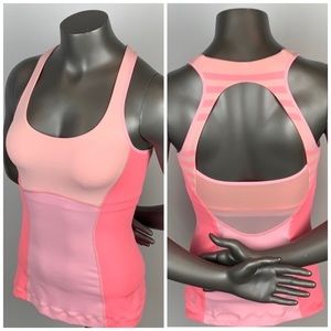 Lululemon Bleached Coral Pop Orange Run: Pace Tank